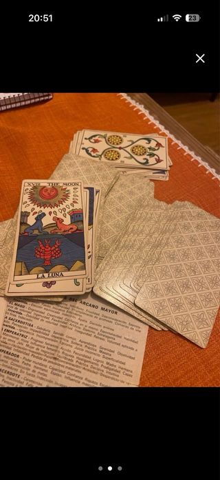 Tarot Español 1978 - Instrucciones