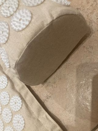 Esterilla y almohada acupresión beige