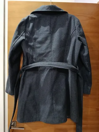 Abrigo gris ONLY mujer