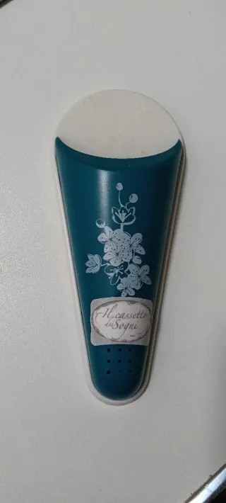 Portafiori magnetico teal e giallo