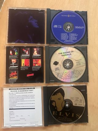 Lote 40+ CDs: Sabina, Serrat, Cohen, Elvis, Countr