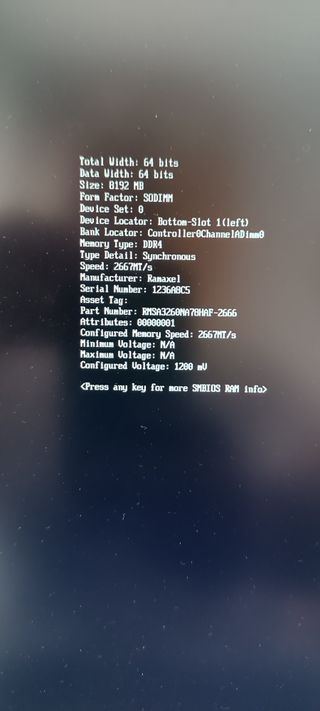 (2x 8GB) DDR4 SODIMM 2666MHz Ramaxel