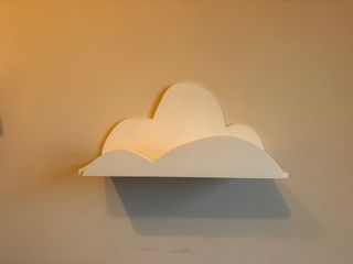 Lote de 2 estanterias infantiles forma nube