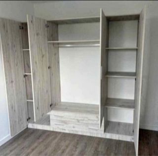 Armario blanco modular con cajones