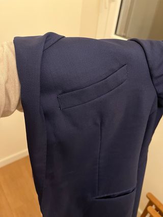 3 Trajes Massimo Dutti Azul Marino Completo