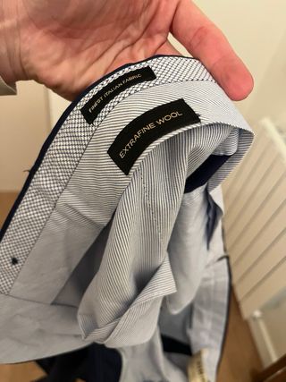 3 Trajes Massimo Dutti Azul Marino Completo