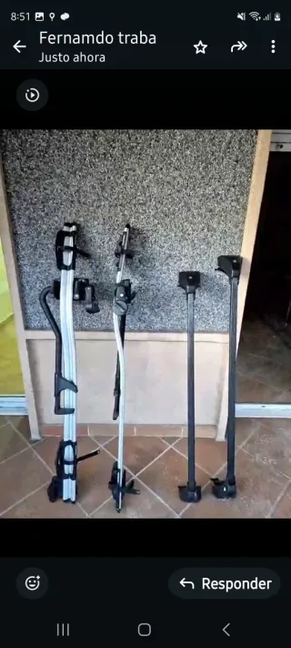 Vaca y portabicicletas VOLVO original