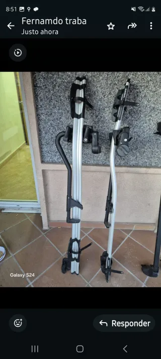 Vaca y portabicicletas VOLVO original