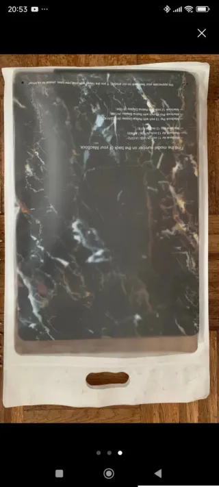 Cover MacBook Pro 15 Nero Marmo