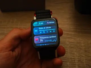 Garmin Venu X1 + cinturino Moss Nylon