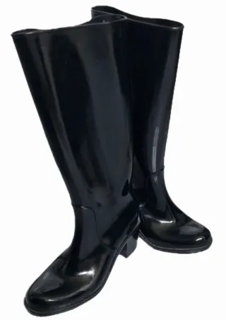 Botas de agua mujer negras
