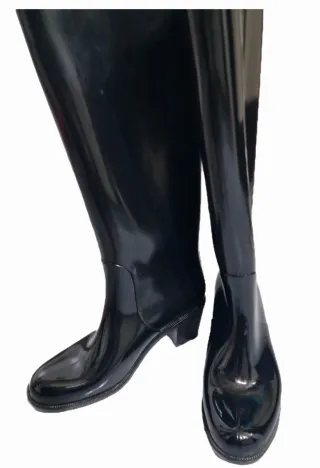 Botas de agua mujer negras