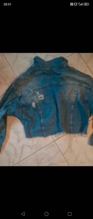 Giubbino jeans donna tg S