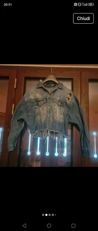 Giubbino jeans donna tg S