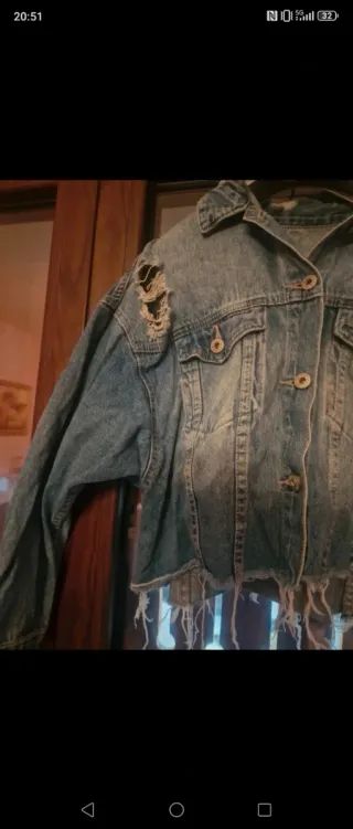 Giubbino jeans donna tg S