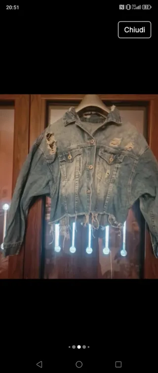 Giubbino jeans donna tg S