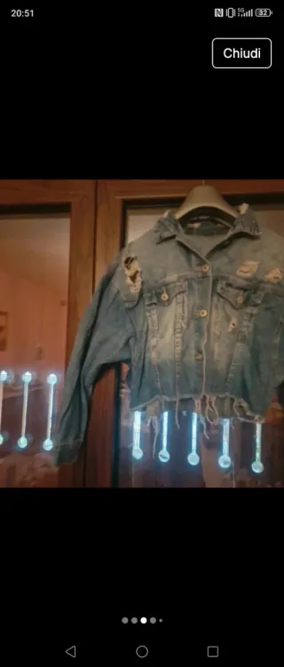 Giubbino jeans donna tg S