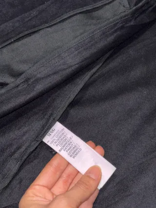 Abrigo Gabardina Mango Azul Corto