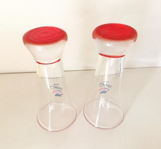 Par copos vintage vidro coleção Compal Clássico