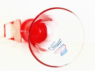 Par copos vintage vidro coleção Compal Clássico