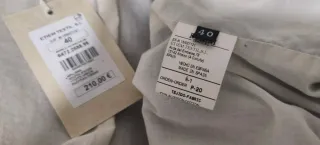 Americana azul y blanca