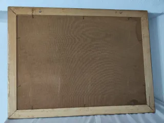 Cuadro antiguo escena interior