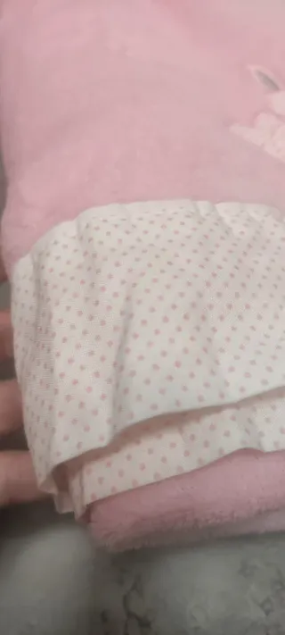 Bajera y sábana polar cuna (Sergito)