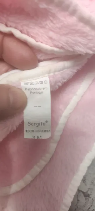 Bajera y sábana polar cuna (Sergito)