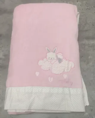 Bajera y sábana polar cuna (Sergito)