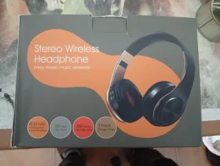 Auriculares Inalámbricos Naranja y Blanco