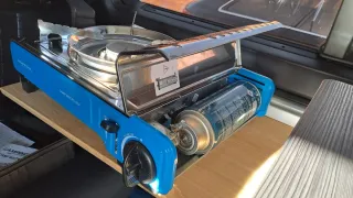 Hornillo Campingaz Bistro DLX + 4 cartuchos de gas