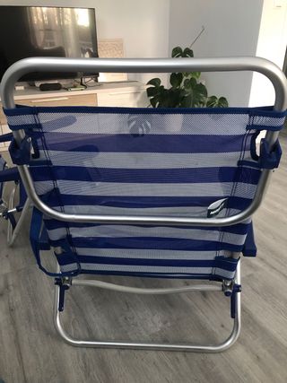 2 Sillas de Playa Plegables Monty