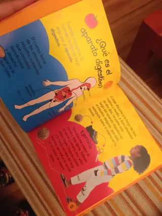 Libros lectura niños El cuerpo humano