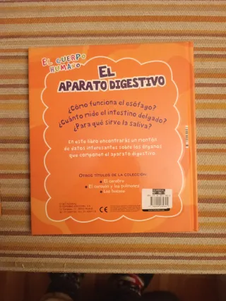 Libros lectura niños El cuerpo humano