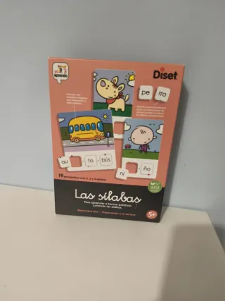Puzzle sílabas Diset Las sílabas