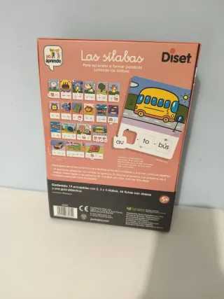Puzzle sílabas Diset Las sílabas