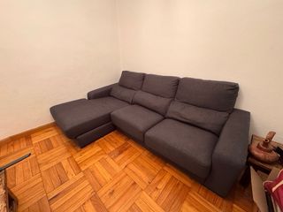 Sofá Chaiselongue El Corte Inglés Gris