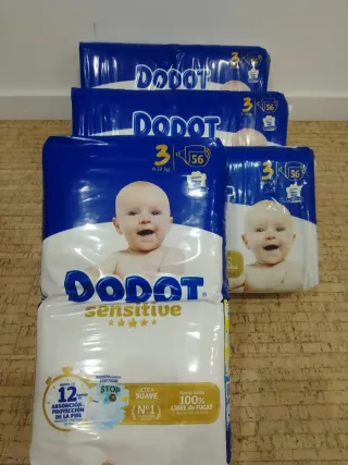 Fraldas Dodot Sensitive Tamanho 3