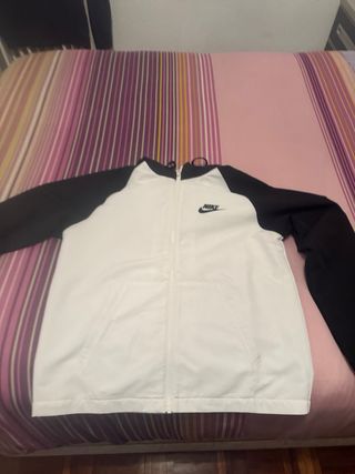 Sudadera Nike Hombre Blanca y Negra