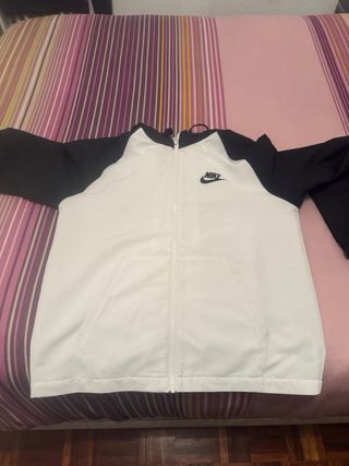Sudadera Nike Hombre Blanca y Negra
