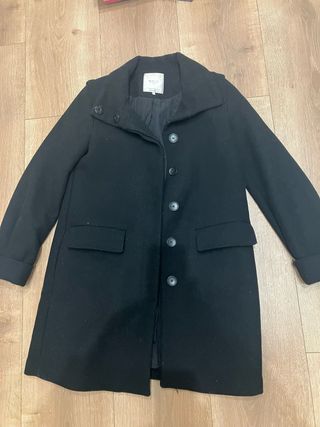 Abrigo Zara Negro Talla S