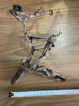 2 Troncos para acuario naturales