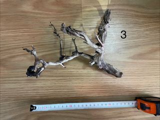 2 Troncos para acuario naturales