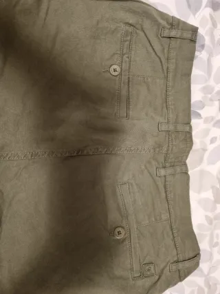 Pantalón chino verde Silbón