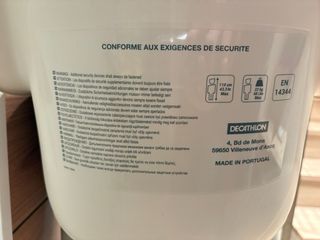 Sillita o asiento  infantil bicicleta Decathlon.