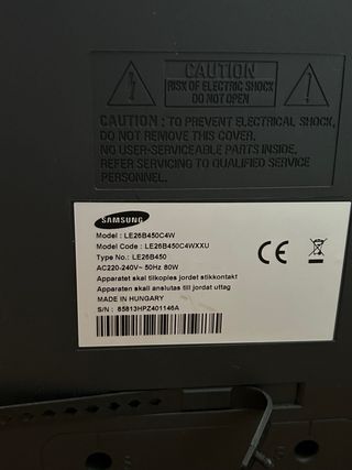 TV Samsung LE26B450C4W