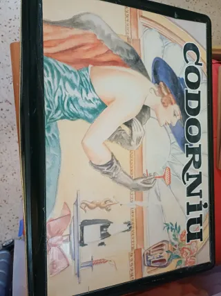 Caja metálica Codorniu vintage
