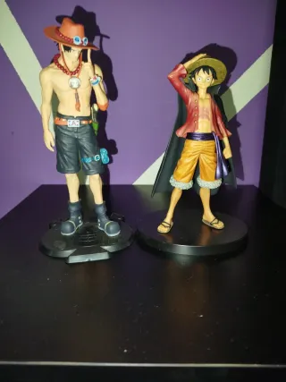 Figuras One Piece Luffy y Ace. Sin cajas