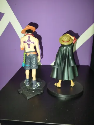 Figuras One Piece Luffy y Ace. Sin cajas