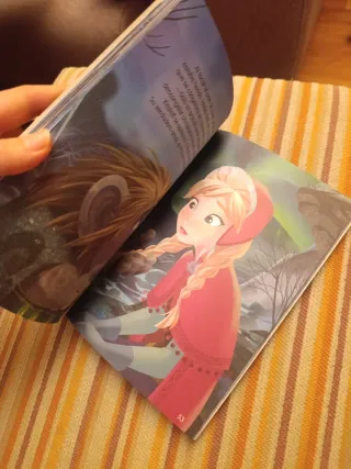Disney Frozen libro lectura niños
